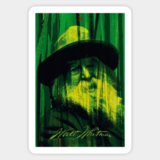 Walt Whitman - Leaves of Grass Sticker